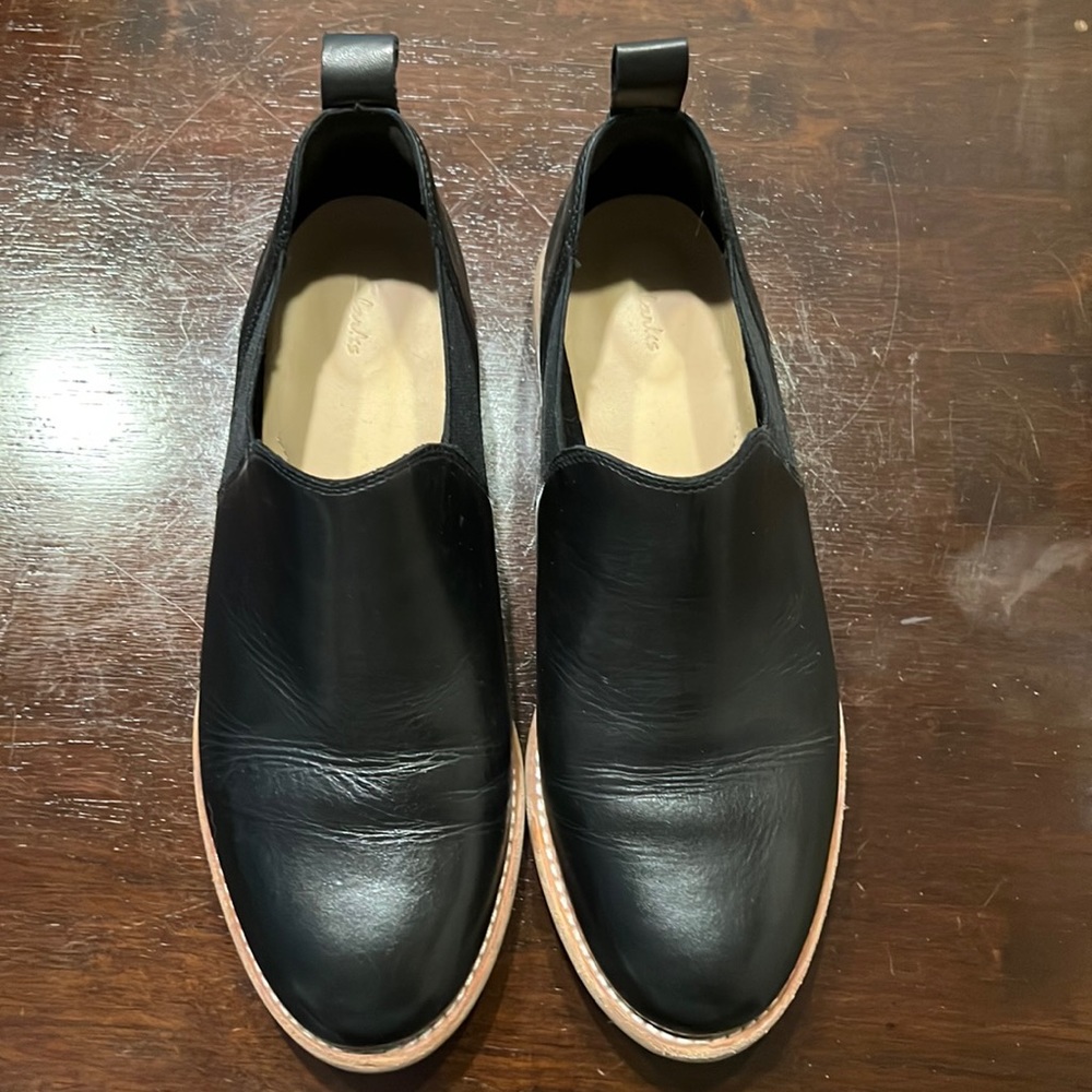 Clarks leather shoes